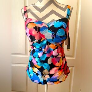 Profile by Gottex NWT Tankini D Cup 40D